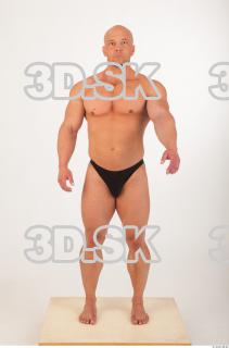 Whole body modeling swim suit photo reference of Sebastian 0028